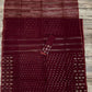 Bangladeshi Dhakai Jamdani Saree Beautiful Maroon