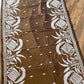 Brown Bangalore Silk Kantha Saree