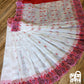White-Red Cutwork Dhakai Jamdani – Designer Collection