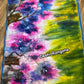 Abstract Watercolor – Handpainted Half Silk Saree