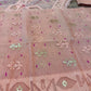 Handwoven Dhakai Jamdani Saree – Peach Halfsilk