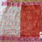 White-Red Cutwork Dhakai Jamdani – Designer Collection