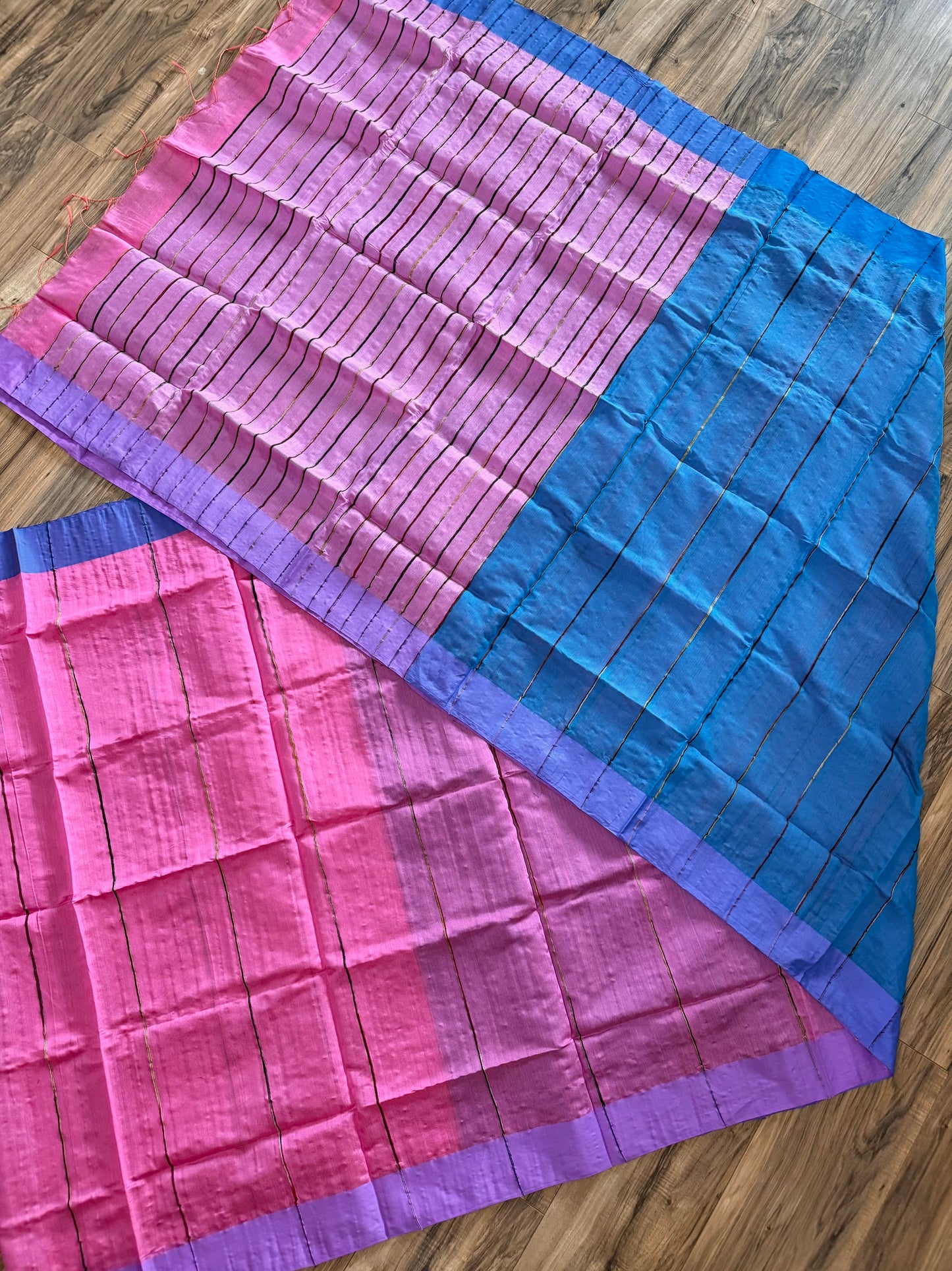 Tangail Cotton Khesh Saree, Made in Bangladesh, Ganga/Jamuna Border, Hand Woven, Pure Cotton,Comfortable summer saree,Other Colors available