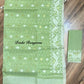 Original Dhakai Jamdani Saree, Handloom Classic -Mint Green