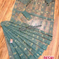 Elegant Sage Green Dhakai Jamdani Saree - Handloom Classic