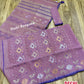 Original Dhakai Jamdani Saree - Opera Mauve