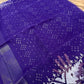 Purple Original Dhakai Jamdani Saree - Handloom Classic