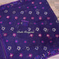 Elegant Violet Dhakai Jamdani Saree - Handloom Classic