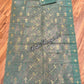 Elegant Sage Green Dhakai Jamdani Saree - Handloom Classic