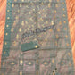 Elegant Sage Green Dhakai Jamdani Saree - Handloom Classic