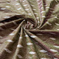 Duel Tone Olive Bangalore Silk Kantha Saree
