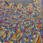 Gray Bangalore Silk Kantha Saree
