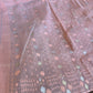 Handwoven Dhakai Jamdani Saree – Peach Halfsilk