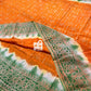 Silk Batik Saree Orange
