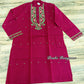 Original Dhakai Jamdani Punjabi – Handwoven Pure Cotton, RED