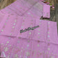 Original Dhakai Jamdani Saree -Baby Pink
