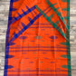 Sylheti Monipuri Handwoven Cotton Saree– Orange