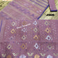 Original Dhakai Jamdani Saree - Opera Mauve