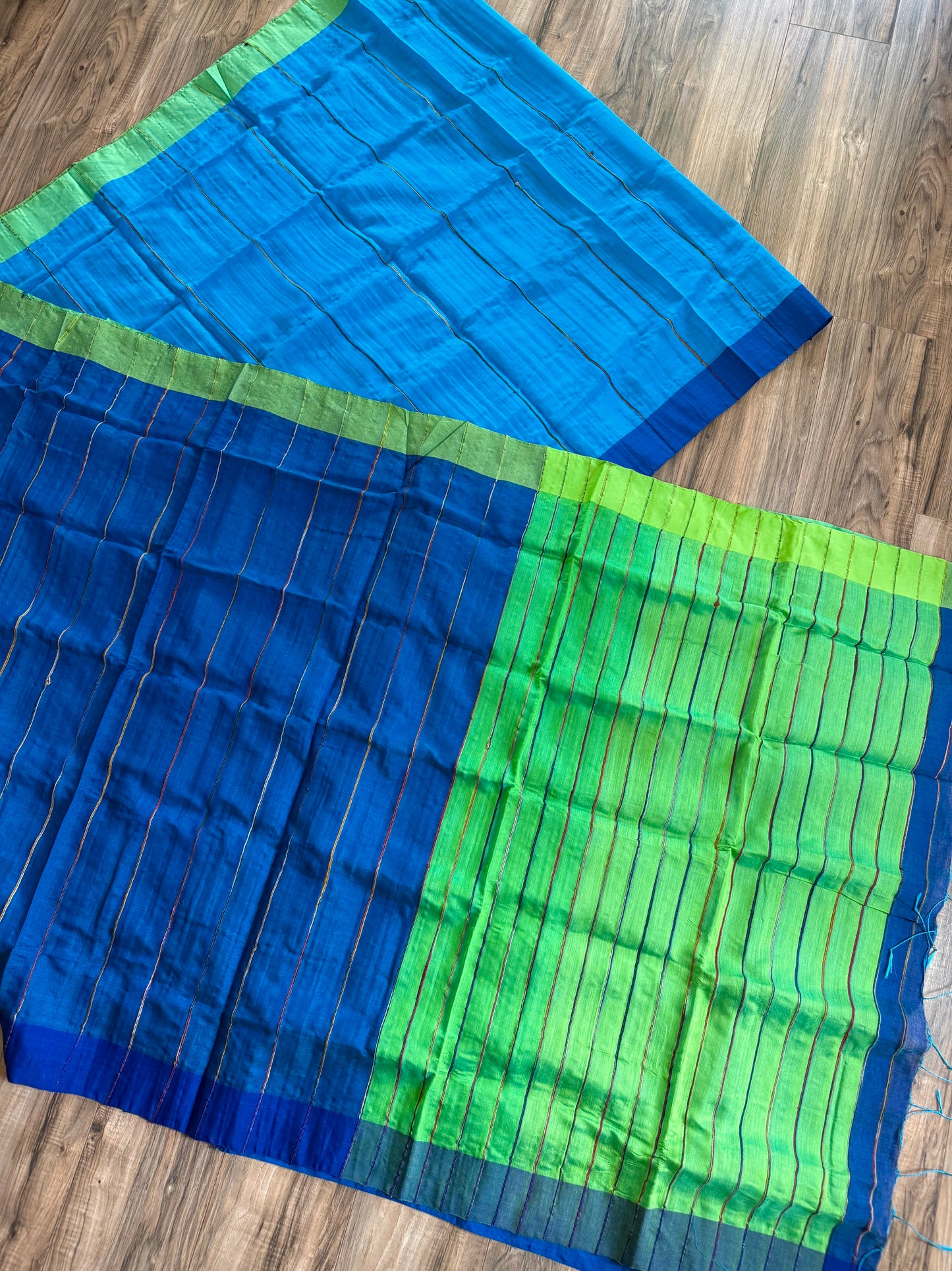 Tangail Cotton Khesh Saree, Made in Bangladesh, Ganga/Jamuna Border, Hand Woven, Pure Cotton,Comfortable summer saree,Other Colors available