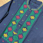 Original Dhakai Jamdani Punjabi – Handwoven Pure Cotton, Navy Blue