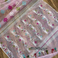 Handwoven Dhakai Jamdani Saree – Baby Pink Halfsilk