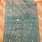 Elegant Sage Green Dhakai Jamdani Saree - Handloom Classic