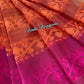 Elegant Magenta Orange Purple Dhakai Jamdani Saree - Handloom Classic