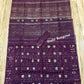 Original Dhakai Jamdani Saree - Plum Purple