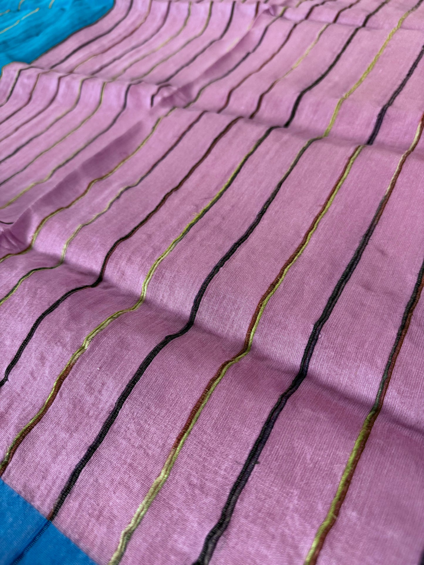 Tangail Cotton Khesh Saree, Made in Bangladesh, Ganga/Jamuna Border, Hand Woven, Pure Cotton,Comfortable summer saree,Other Colors available