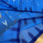 Sylheti Monipuri Cotton Saree – Blue & Deep Blue border