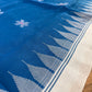 Sylheti Monipuri Handwoven Cotton Saree - Blue