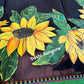 Handpainted Saree, Halfsilk Black Handloom Cotton Saree, Feel Special with this Exclusive and Rare Price of Art