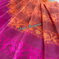 Elegant Magenta Orange Purple Dhakai Jamdani Saree - Handloom Classic