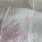 White Red Dhakai Jamdani Saree - Handwoven 40 Count Halfsilk
