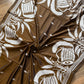 Brown Bangalore Silk Kantha Saree