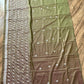 Duel Tone Olive Bangalore Silk Kantha Saree