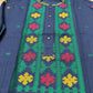 Original Dhakai Jamdani Punjabi – Handwoven Pure Cotton, Navy Blue