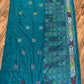 Sea green Bangalore Silk Kantha Saree