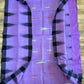 Sylheti Monipuri Handwoven Cotton Saree – Lilac & Black