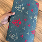 Gray Dhakai Jamdani Saree with Red and Zari work