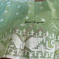 Original Dhakai Jamdani Saree, Handloom Classic -Mint Green