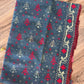 Gray Dhakai Jamdani Saree with Red and Zari work