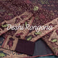 Elegant Deep Maroon Dhakai Jamdani Saree - Handloom Classic