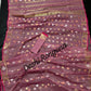 Handwoven Dhakai Jamdani Saree – Pink Mauve Halfsilk
