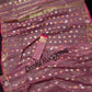 Handwoven Dhakai Jamdani Saree – Pink Mauve Halfsilk