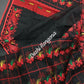 Elegant Pure Cotton Dhakai Jamdani Saree - Black and Red