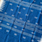 Sylheti Monipuri Handwoven Cotton Saree - Blue