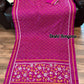 Magenta Bangalore Silk Kantha Saree