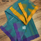 Sea Green Monipuri Saree with Dual Temple Border