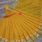 Yellow Original Dhakai Jamdani with Cutwork Embroidery